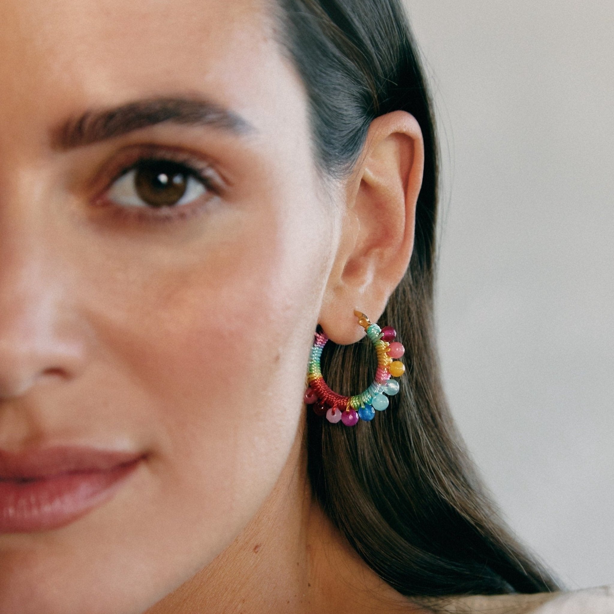 ‘ANAIS’ Earrings - Small - Ibiza Passion