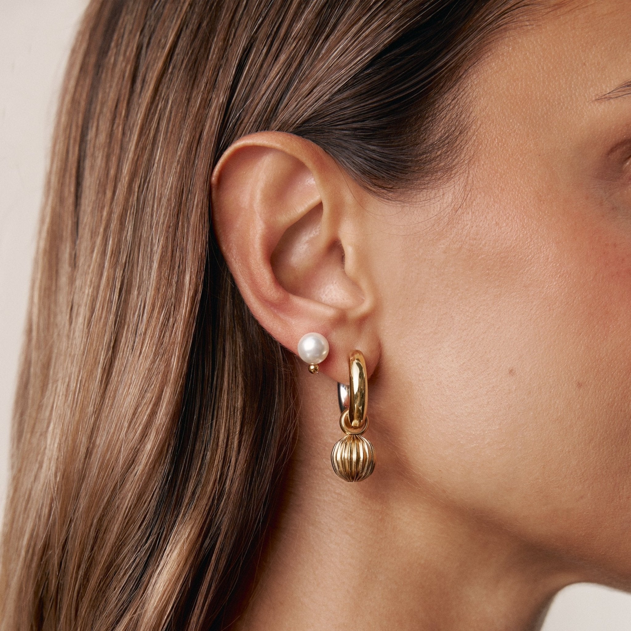 'BLANCHE' Earrings - Small - Ibiza Passion