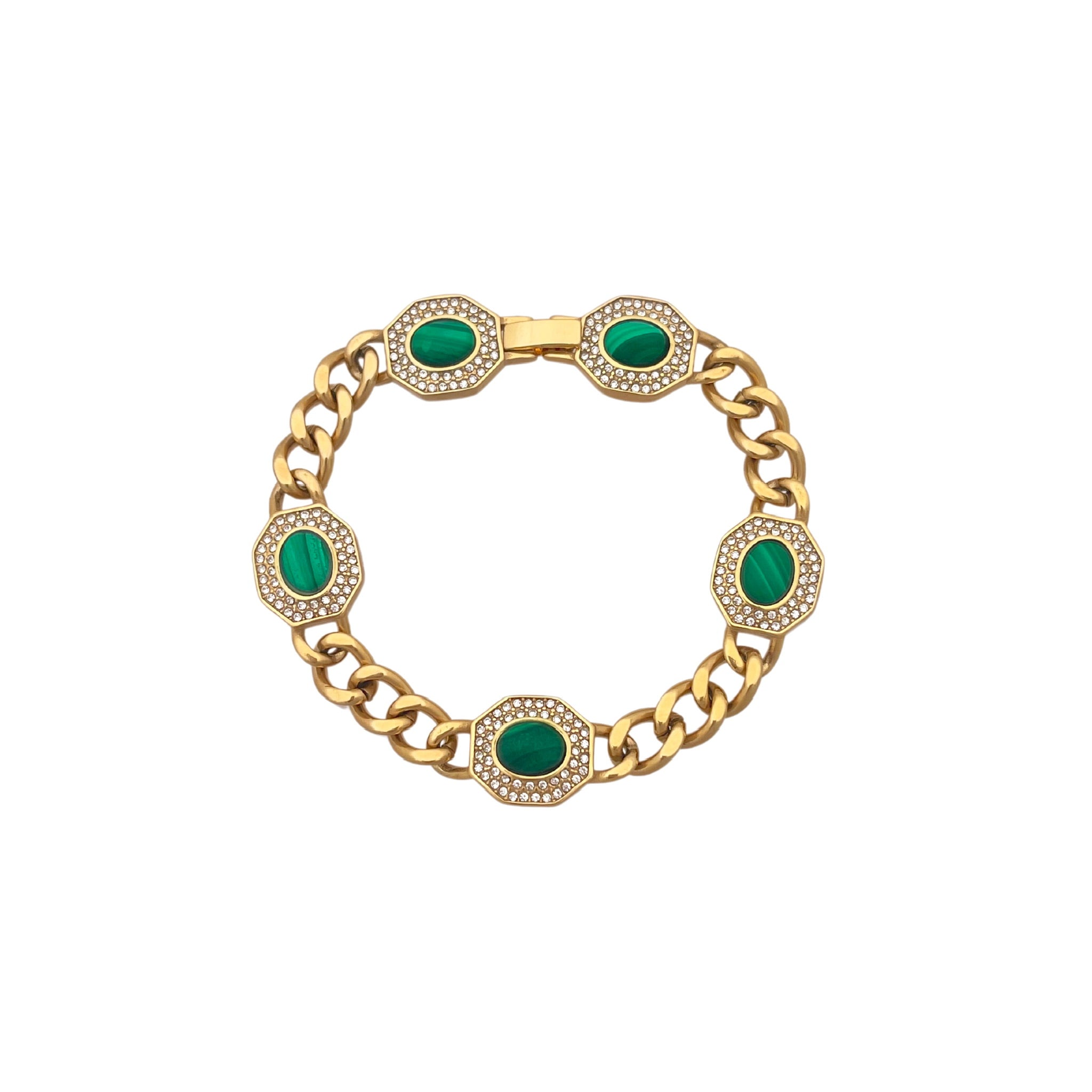 'ESTELA' Bracelet -Malachite- - Ibiza Passion