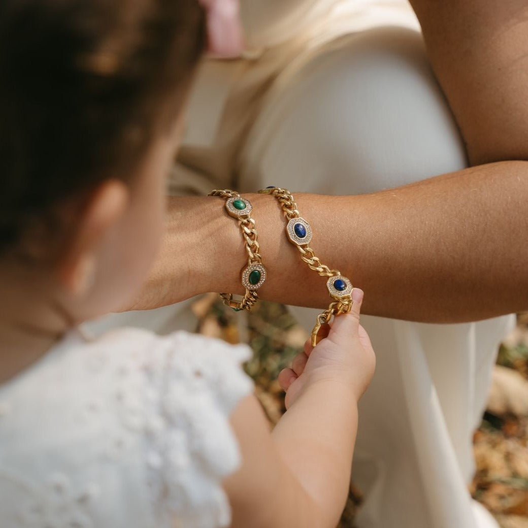 'ESTELA' Bracelet -Malachite- - Ibiza Passion