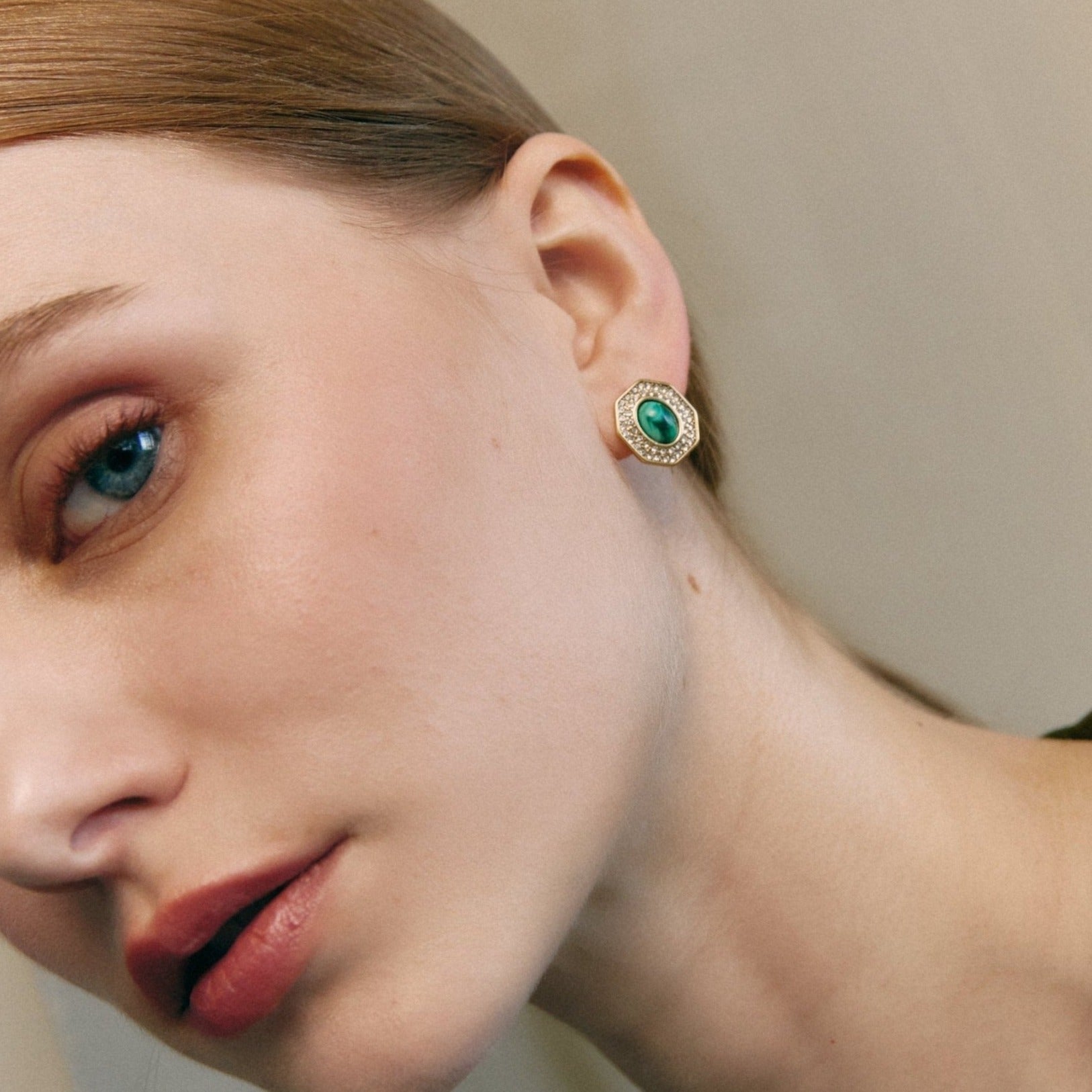 'ESTELA' Earring -Malachite- - Ibiza Passion