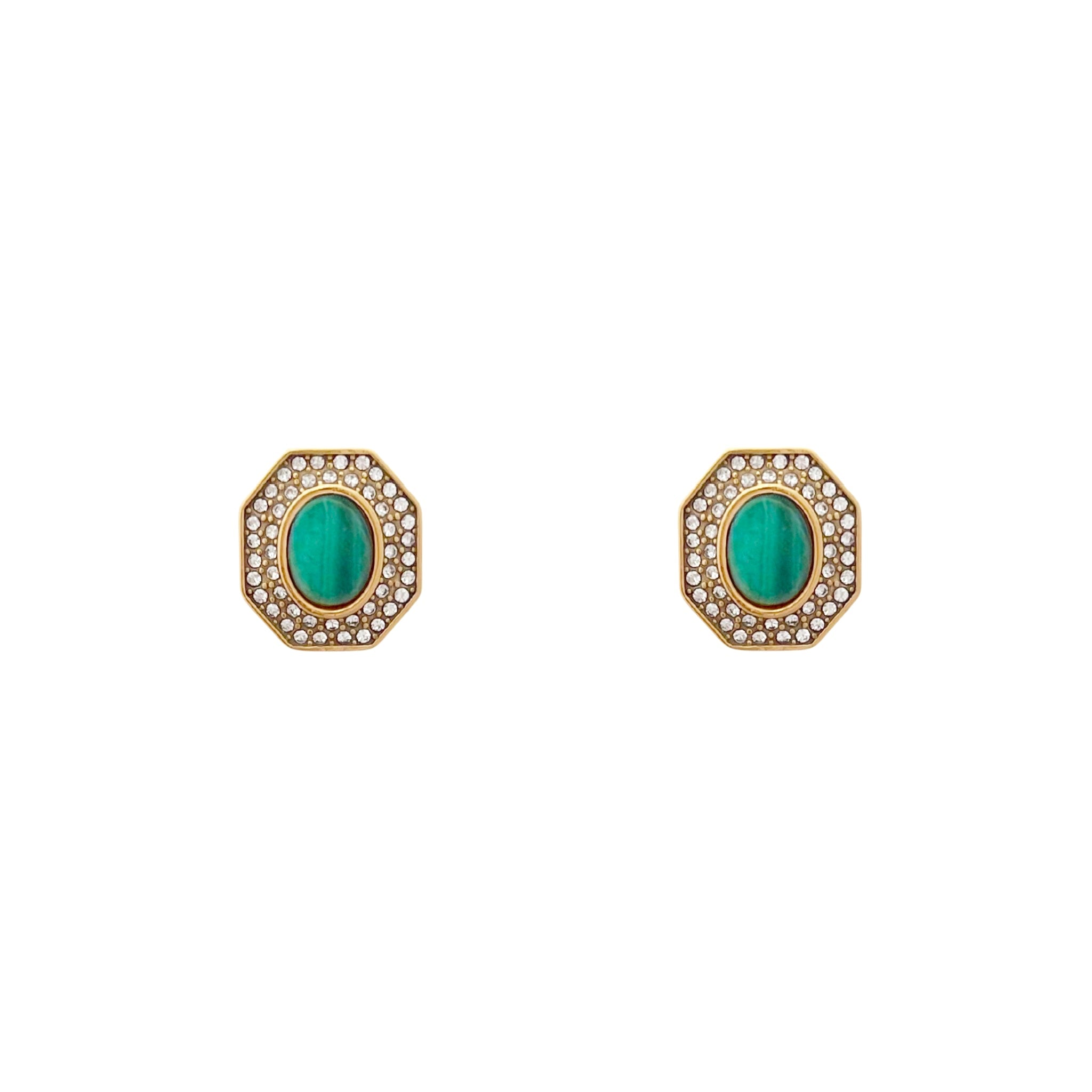 'ESTELA' Earring -Malachite- - Ibiza Passion