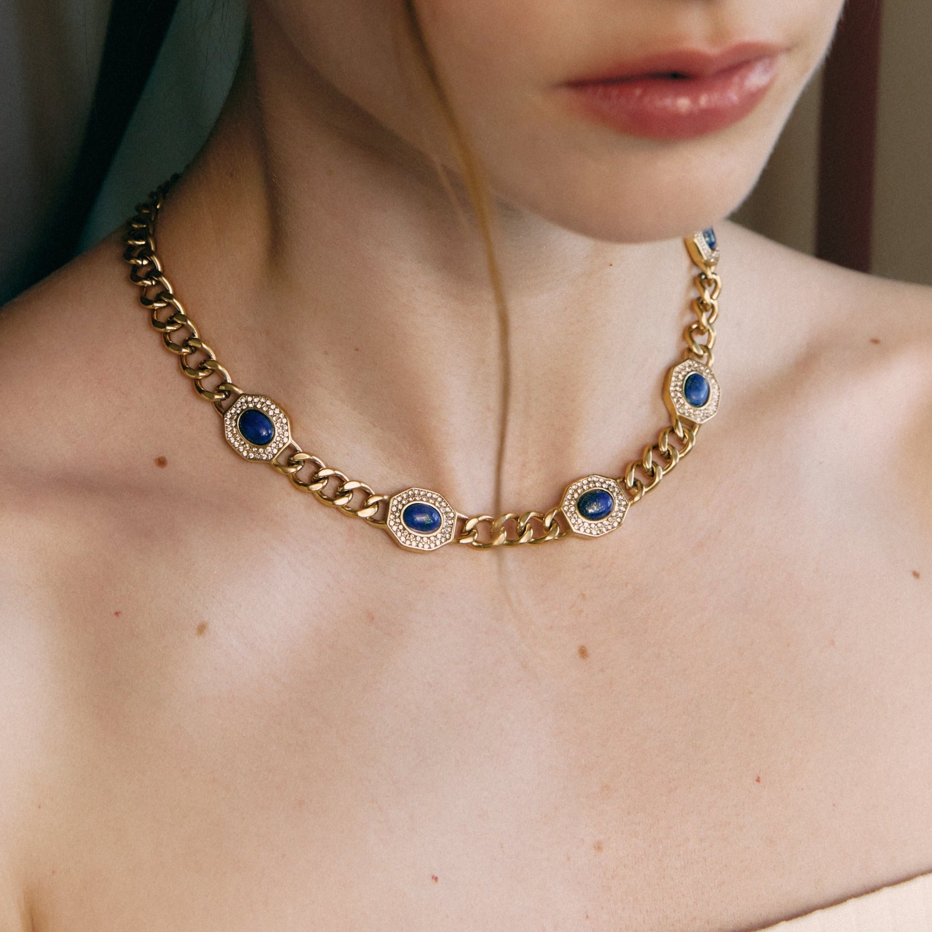 'ESTELA' Necklace -Lapis Lazuli- - Ibiza Passion