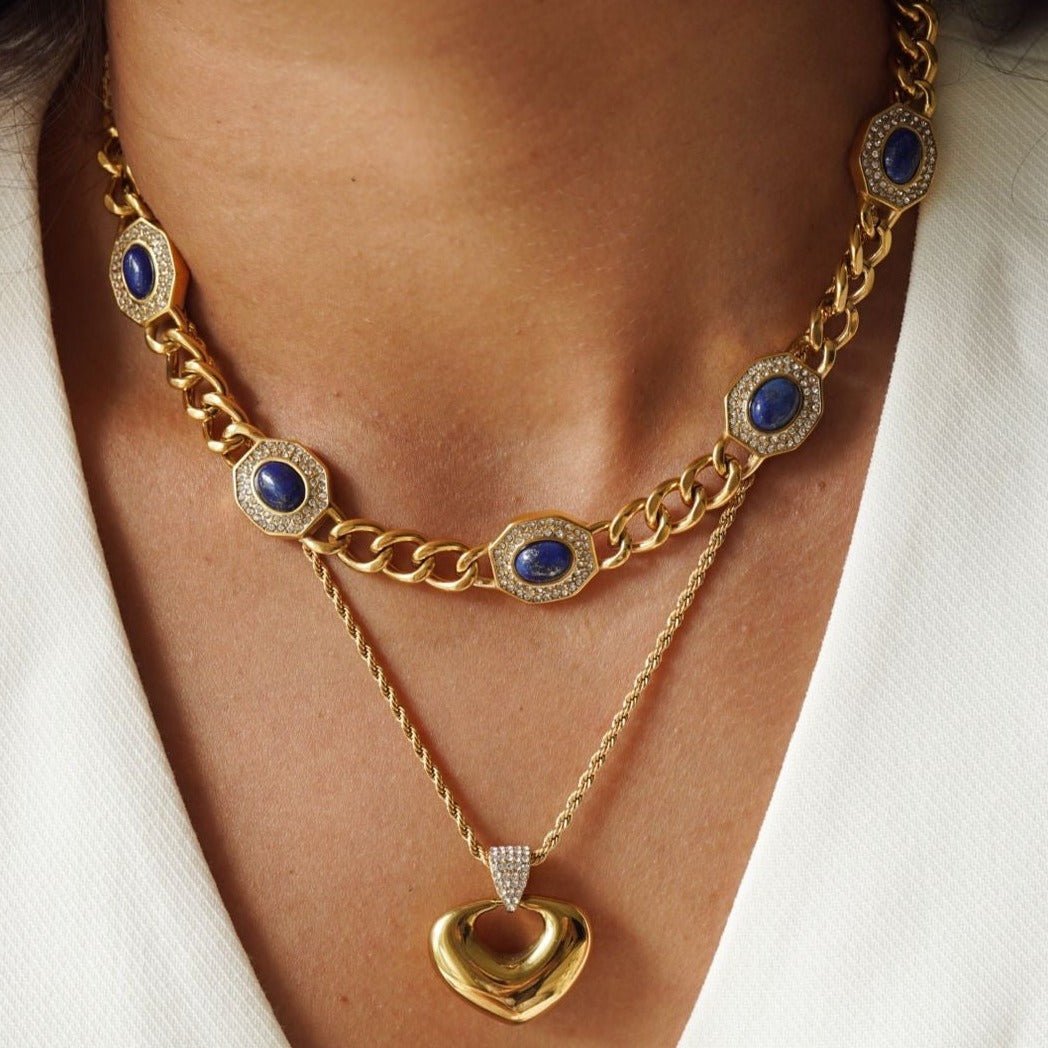 'ESTELA' Necklace -Lapis Lazuli- - Ibiza Passion