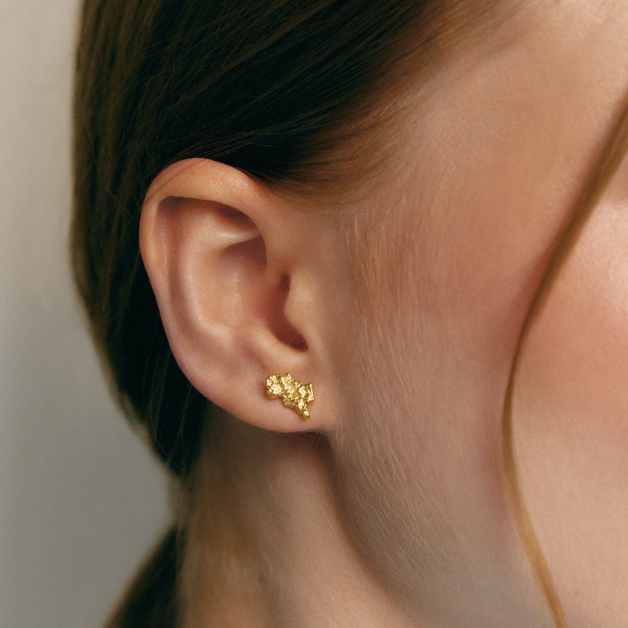 'GEA' Crawler Earrings - Gold - Ibiza Passion