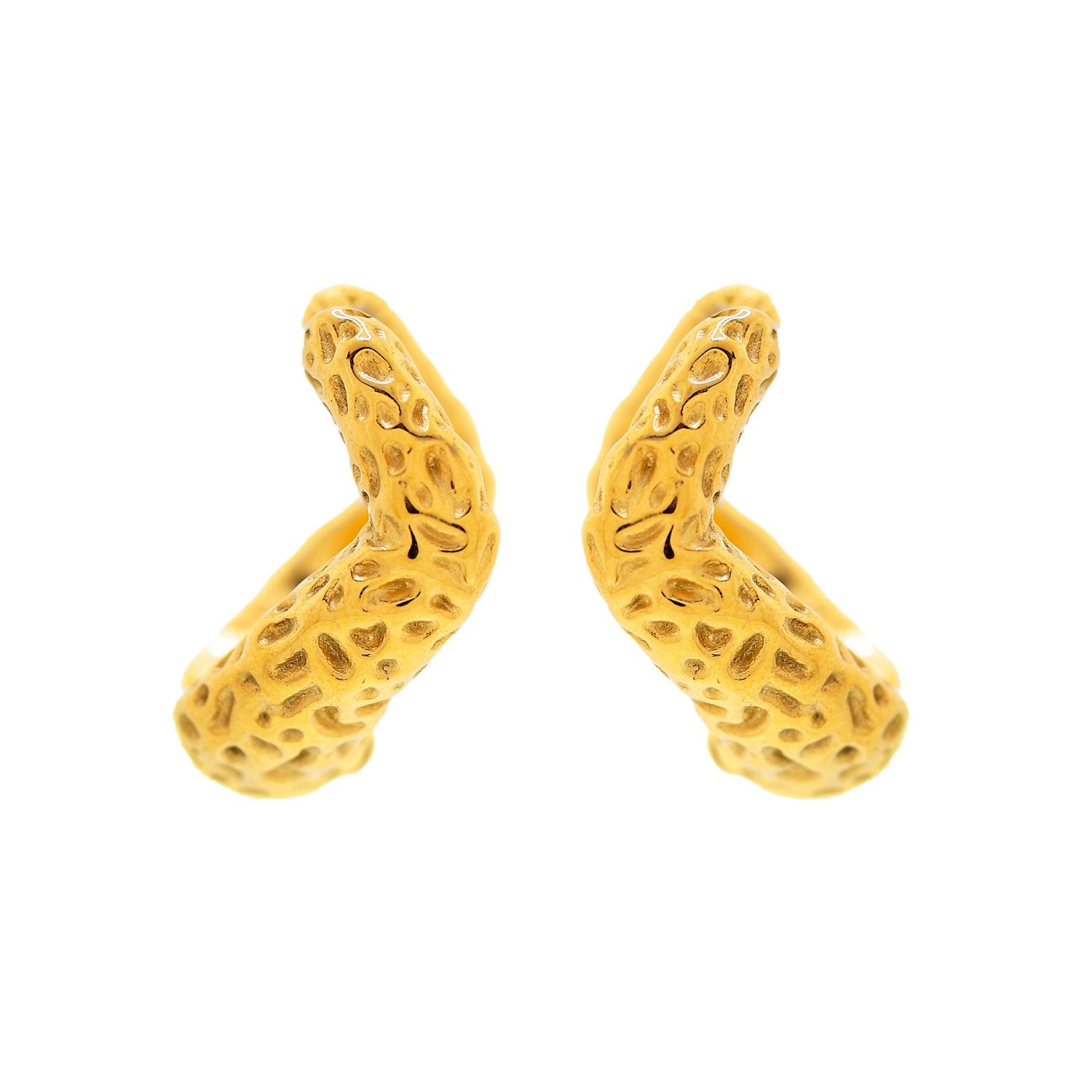 'HERA' Hoops - Gold Large - Ibiza Passion