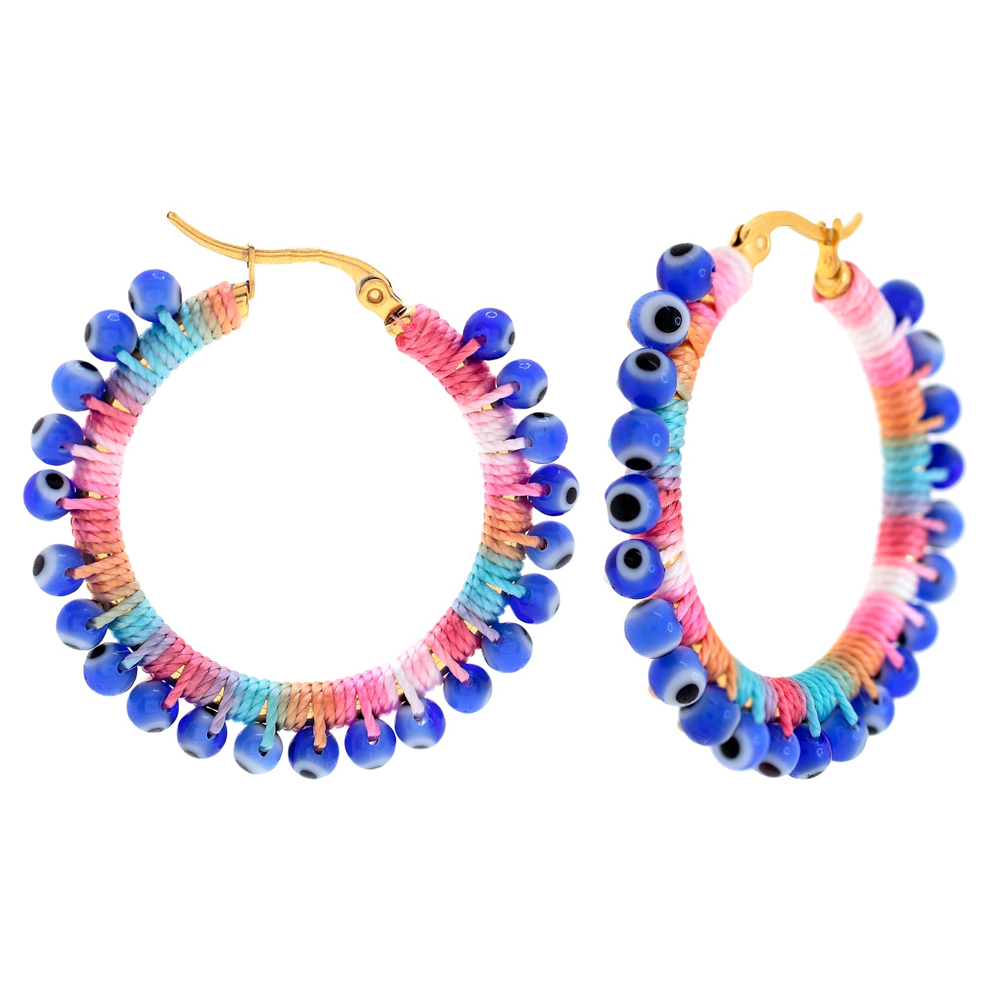 ‘JOELLE’ Earrings - Large - Ibiza Passion