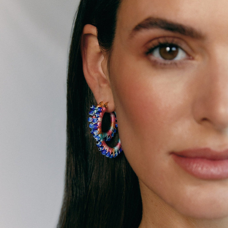 ‘JOELLE’ Earrings - Large - Ibiza Passion