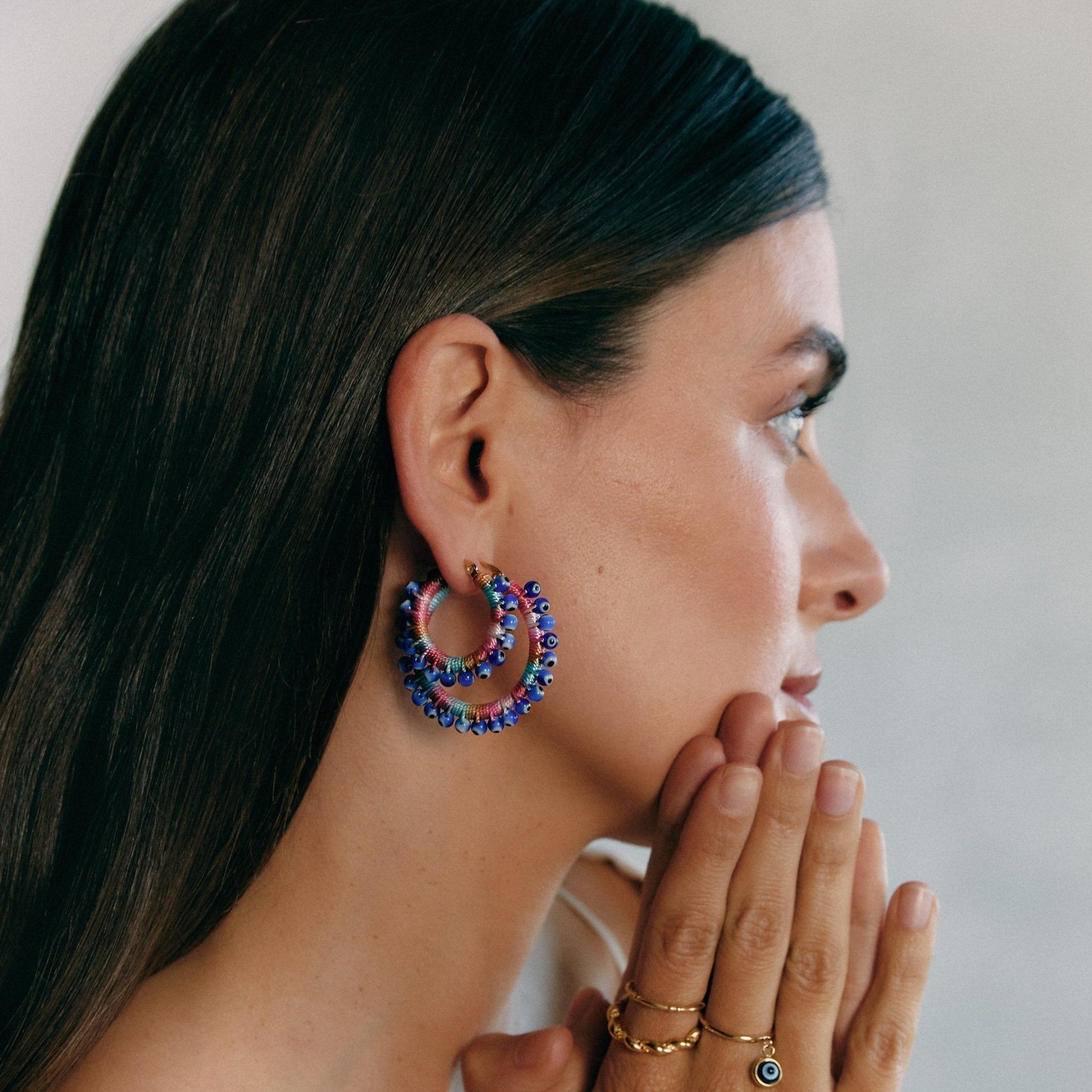 ‘JOELLE’ Earrings - Small - Ibiza Passion