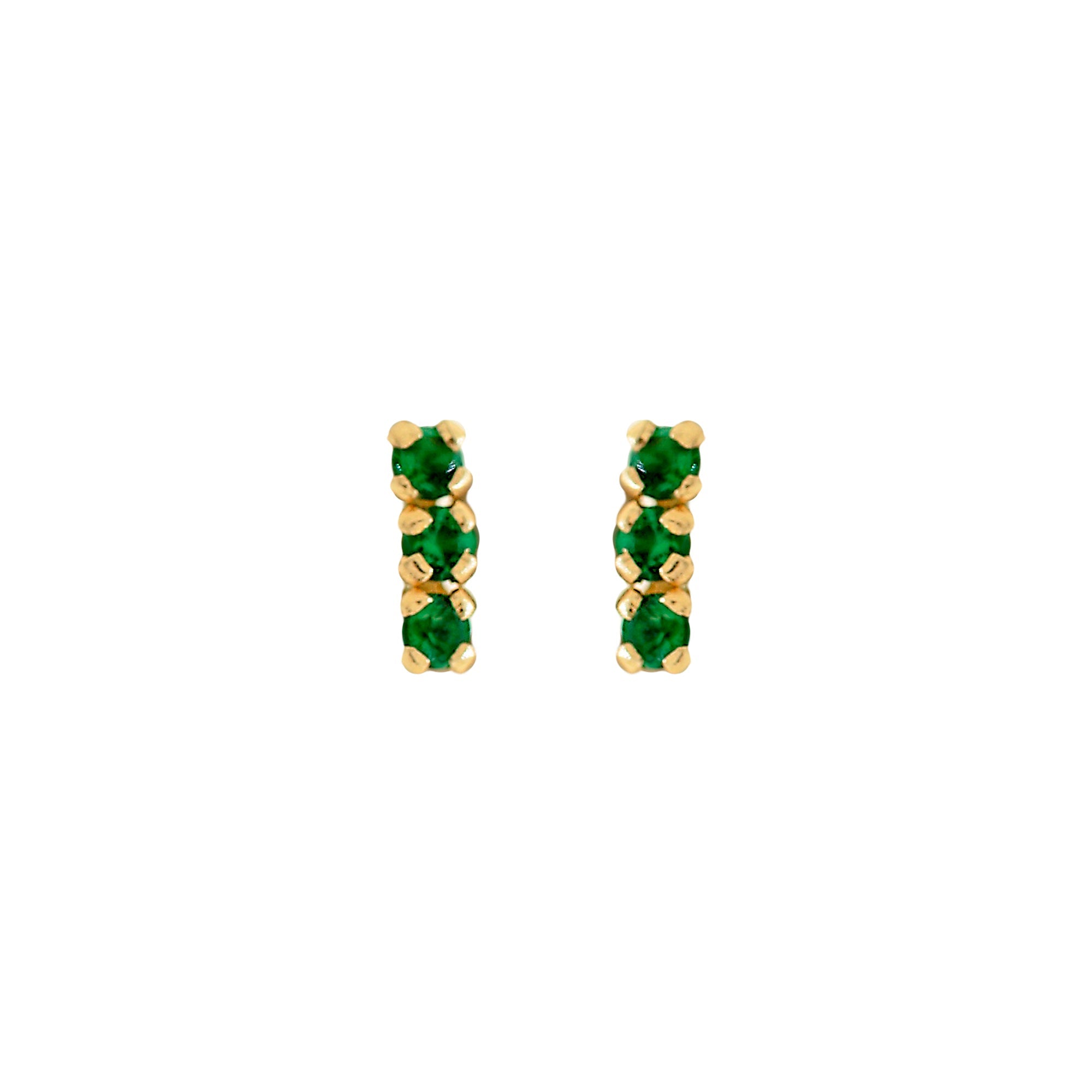 'NINA' EARRINGS -GREEN- - Ibiza Passion