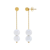 'VEGA' Earrings - Pearl - Ibiza Passion