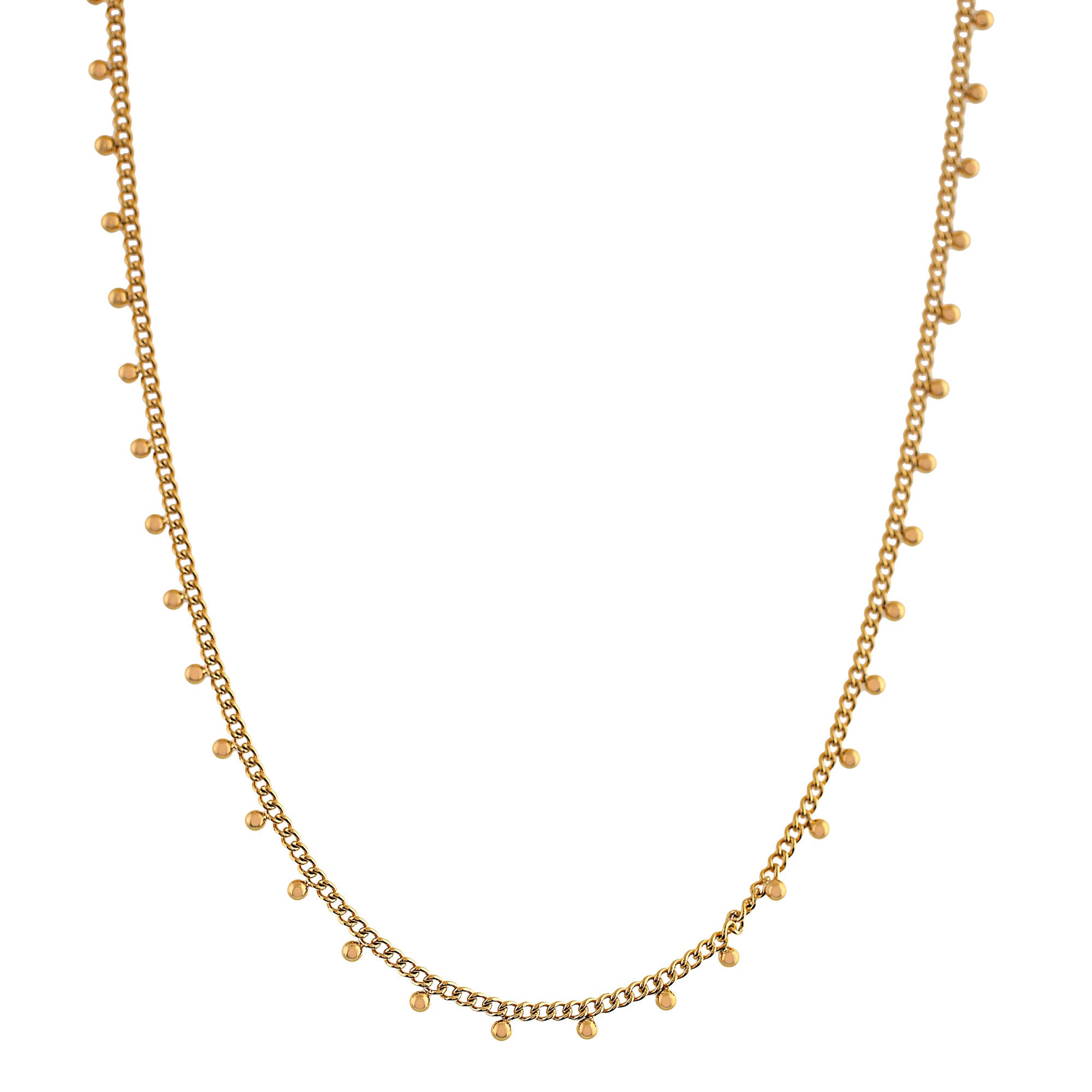 'MIA' Beaded Choker Small -Gold-