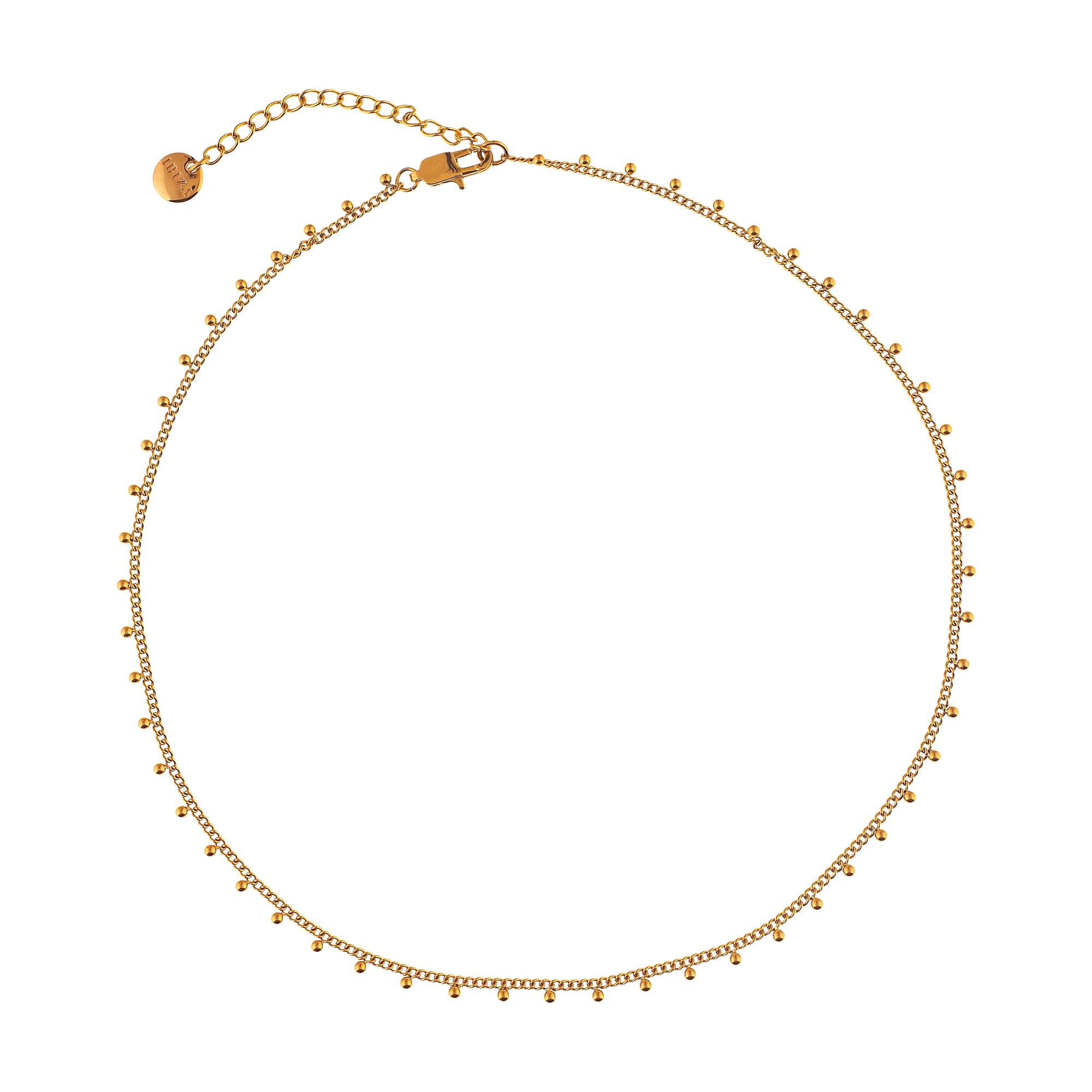 'MIA' Beaded Choker Small -Gold-