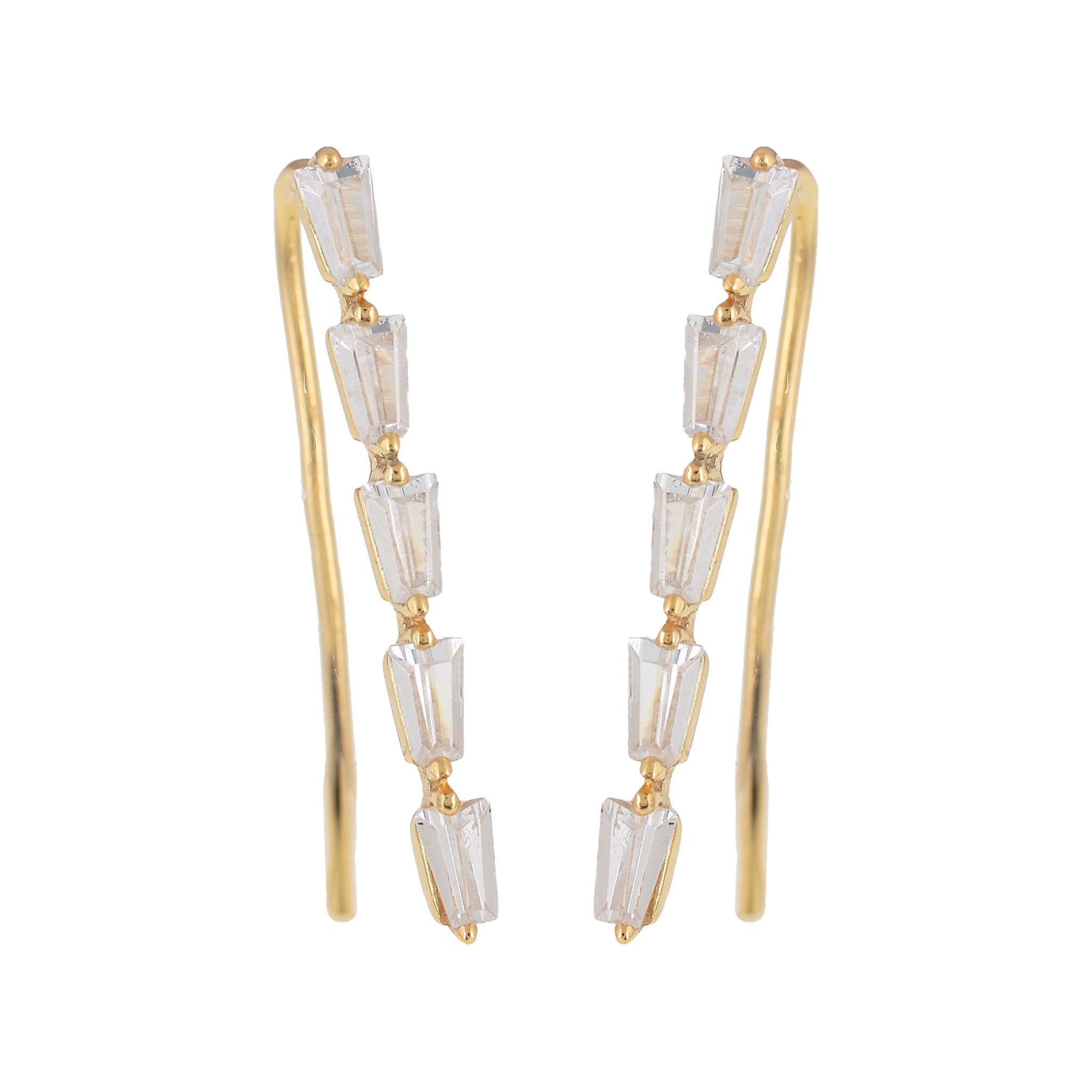 'BECCA' Crawler Earrings - Ibiza Passion