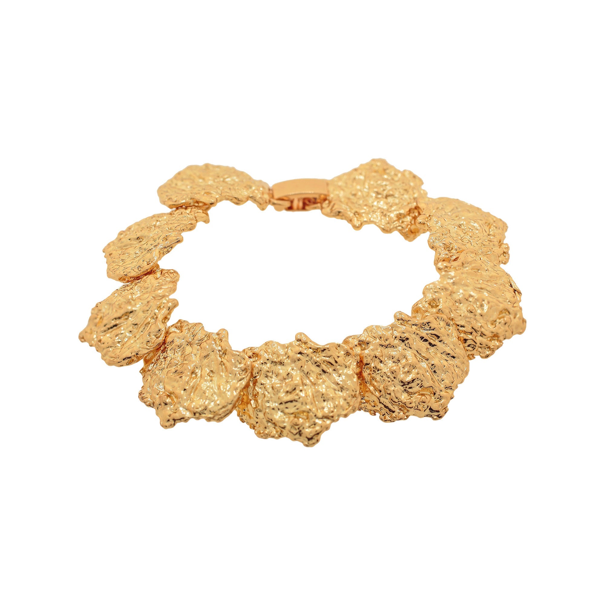 'CIBELES' Rigid Bracelet Gold - Ibiza Passion