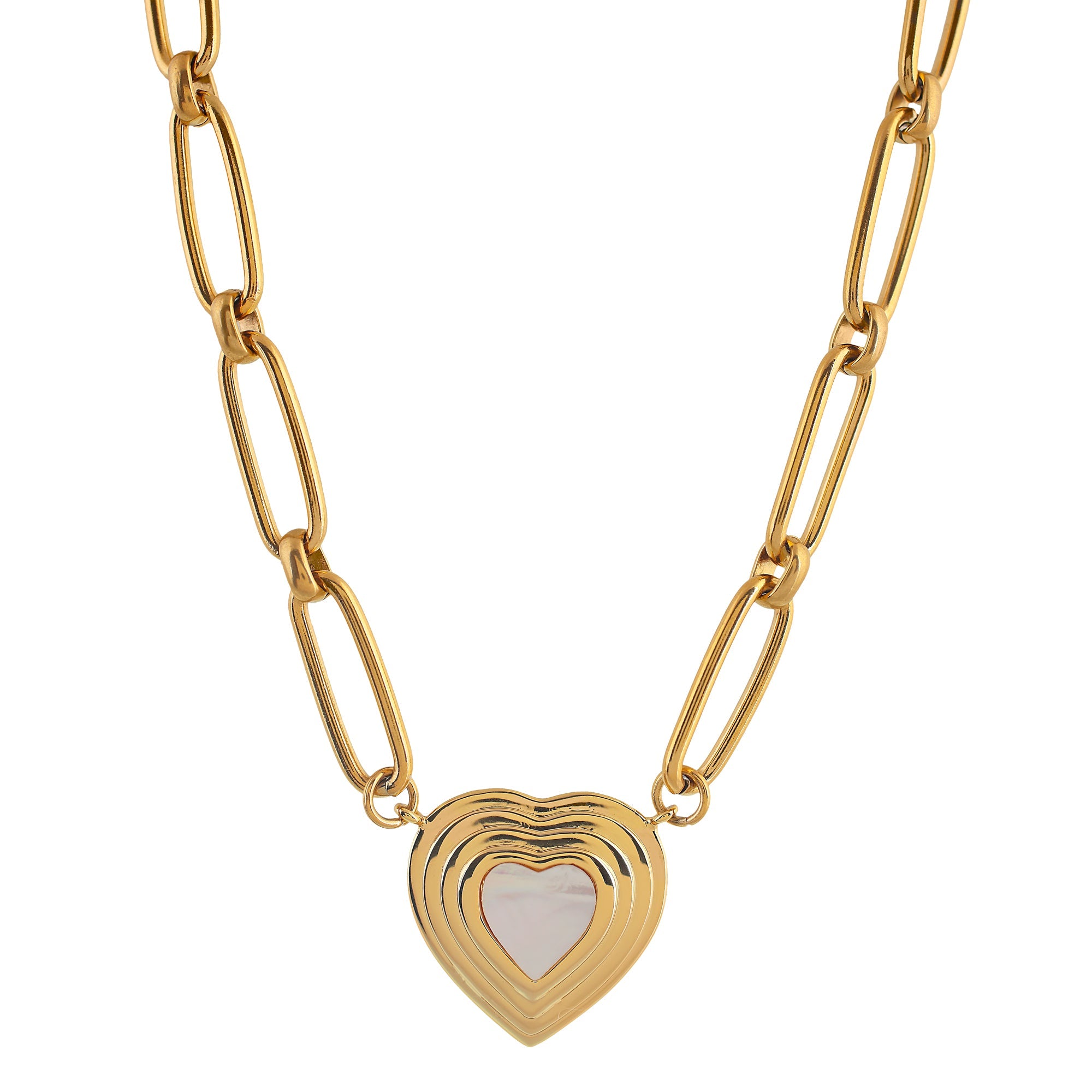 'CRECIENTE' Heart Necklace - Ibiza Passion