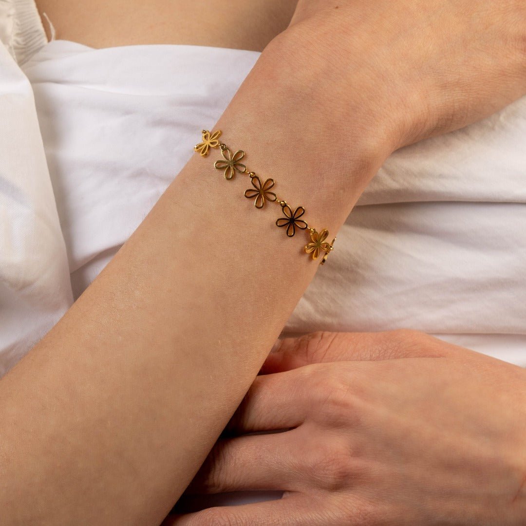 'DAISY' Daisy Flowers Bracelet - Ibiza Passion