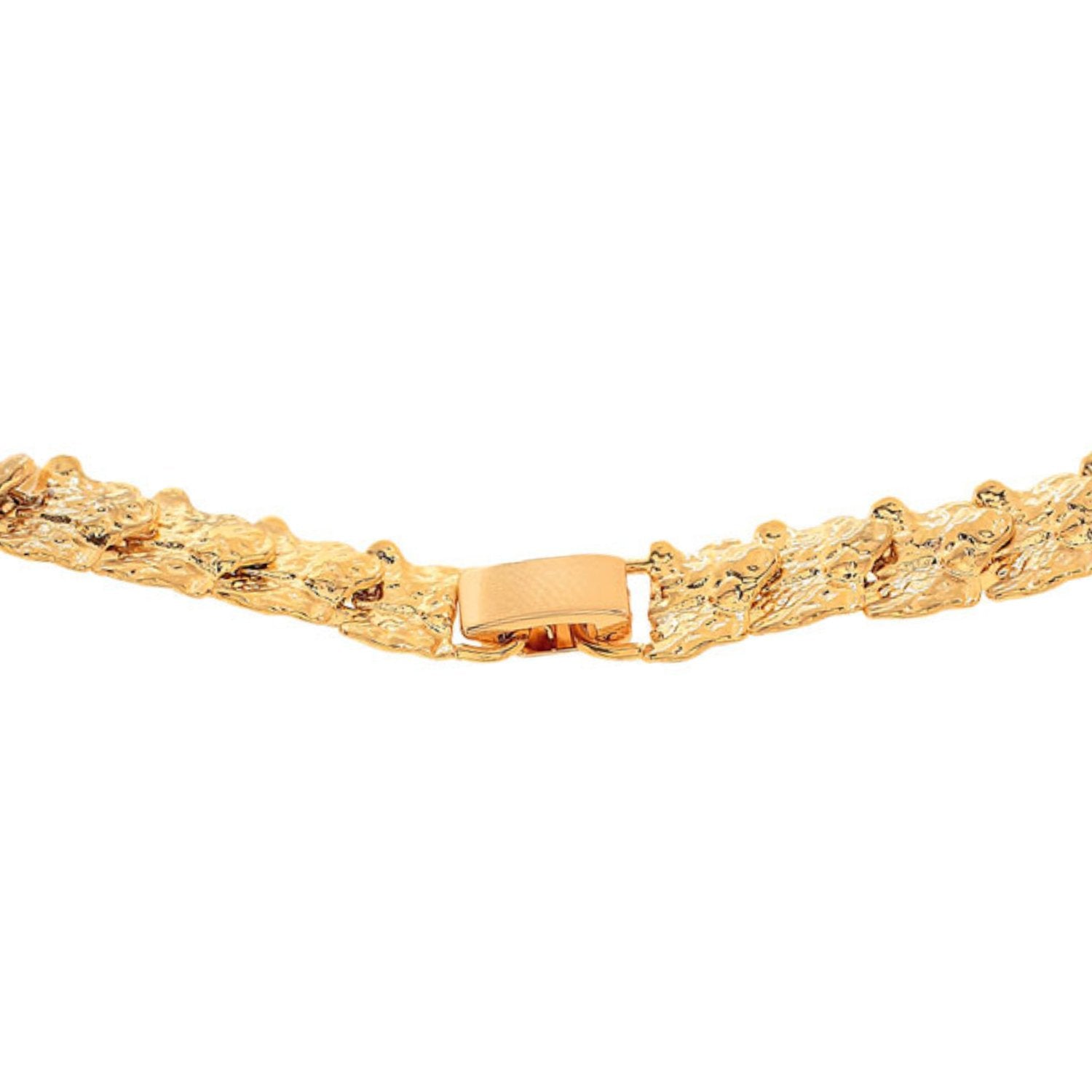 'DELIA' Semi Rigid Necklace Gold - Ibiza Passion