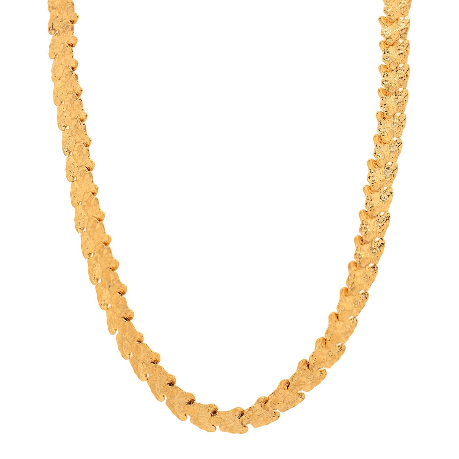 'DELIA' Semi Rigid Necklace Gold - Ibiza Passion