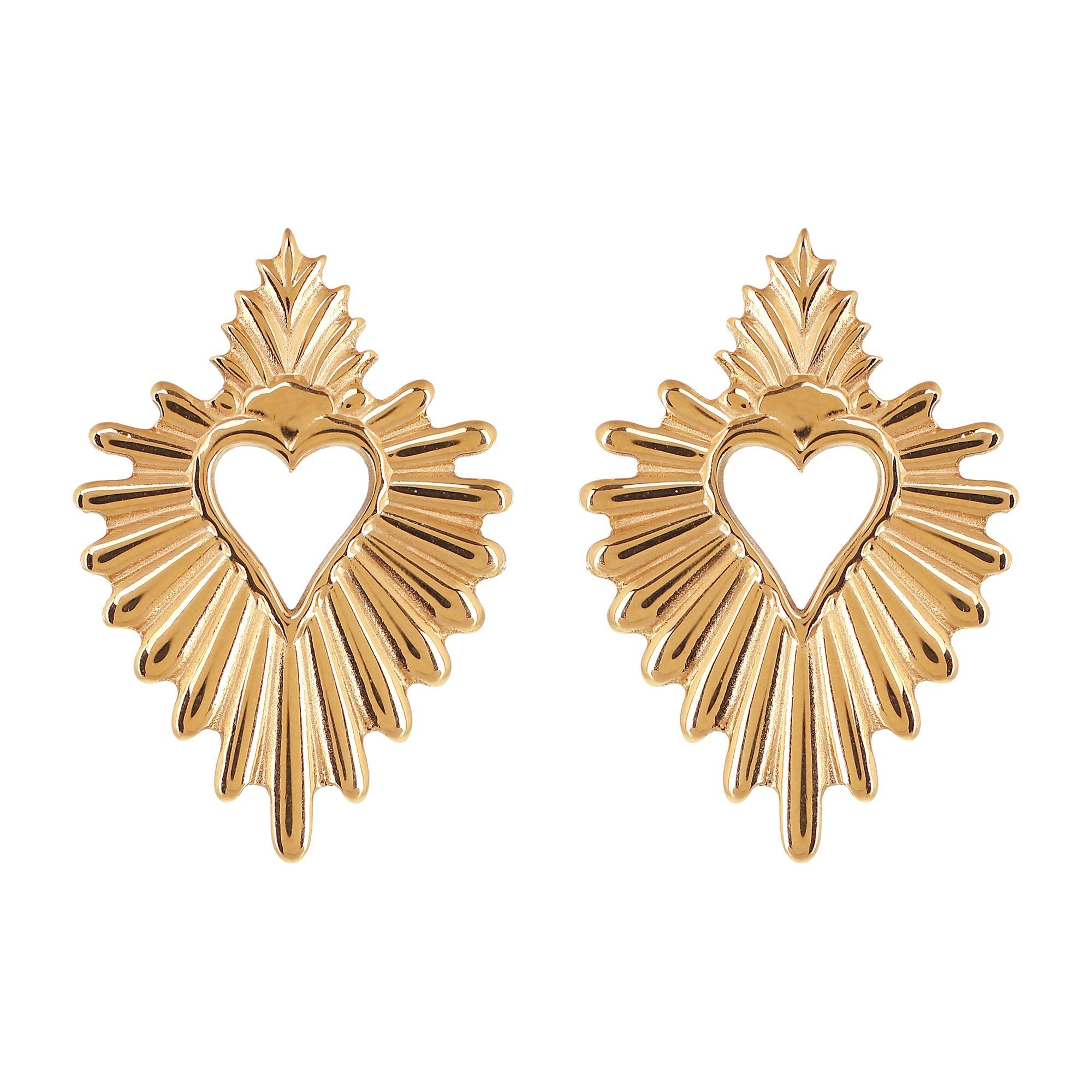 'DETENTE' Heart Earrings - Ibiza Passion