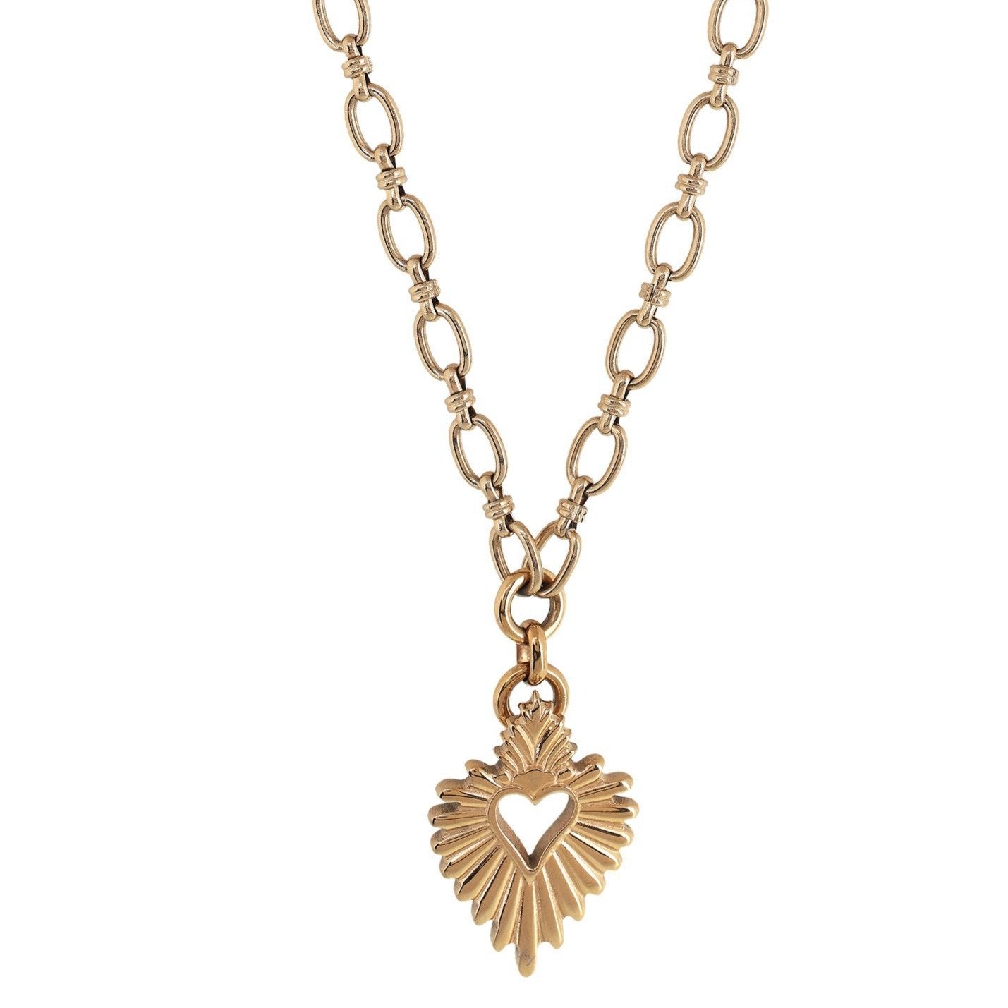 'DETENTE' Sacred Heart Necklace - Ibiza Passion