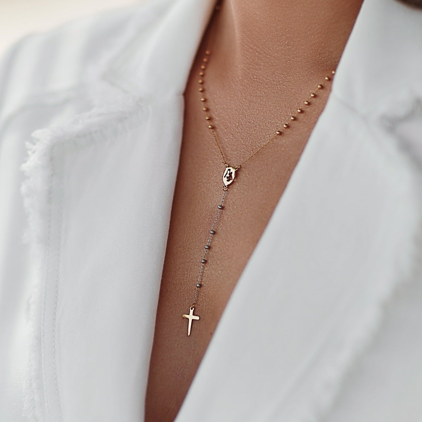 'FAITH' Rosario Necklace - Ibiza Passion