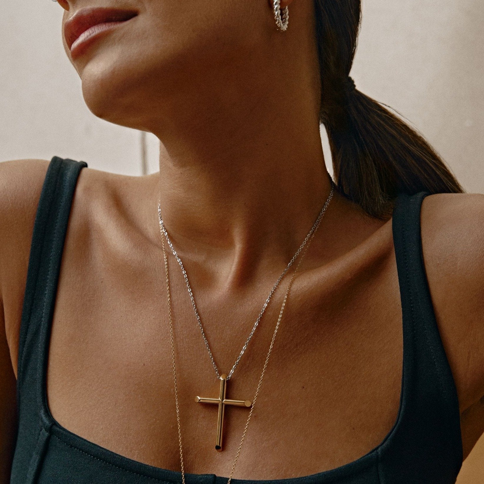 'FEEL ALIVE' Cross Necklace - Ibiza Passion