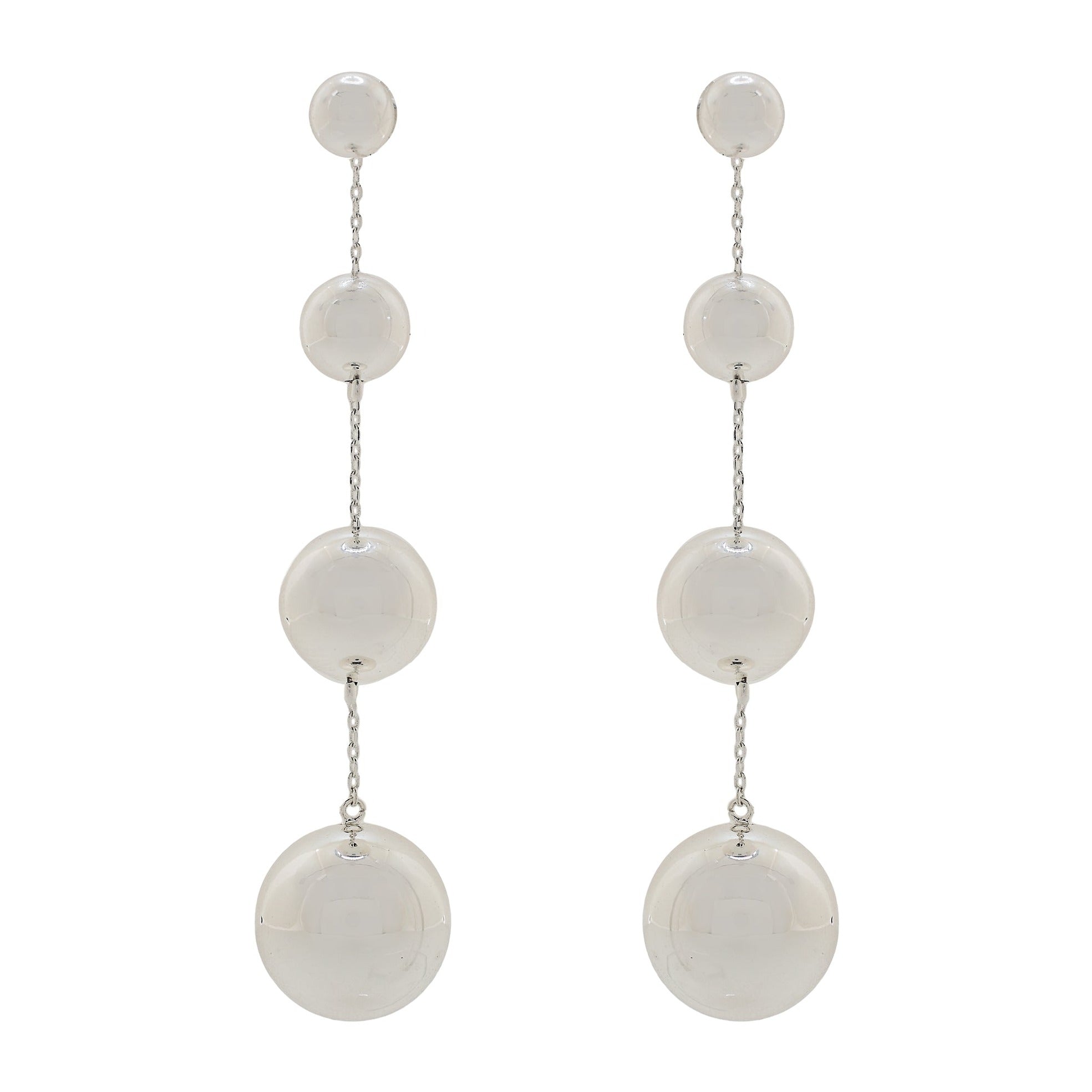 'GROW' Detachable Earrings - Silver - Ibiza Passion