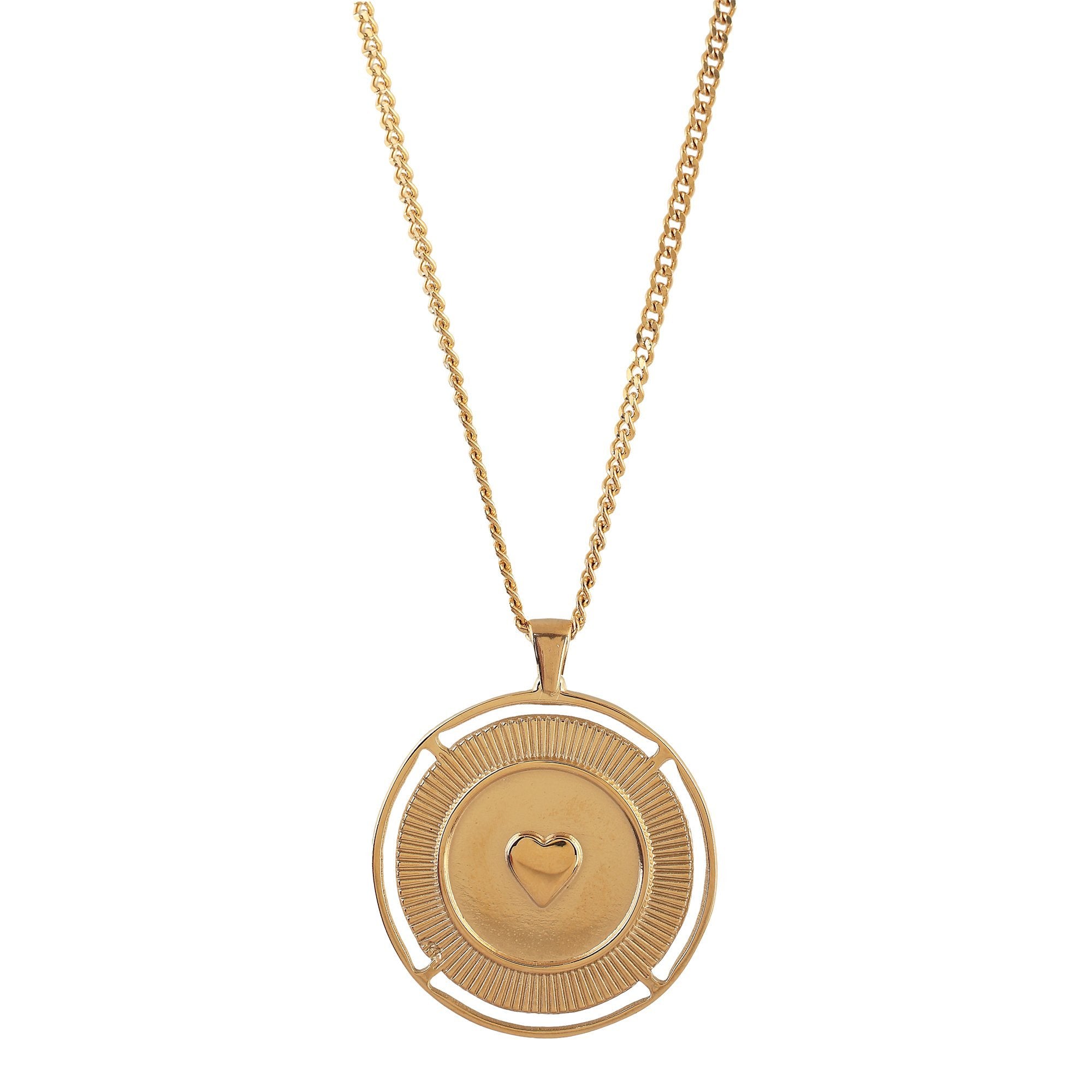 'KEEP GOING' Medallion Necklace - Ibiza Passion