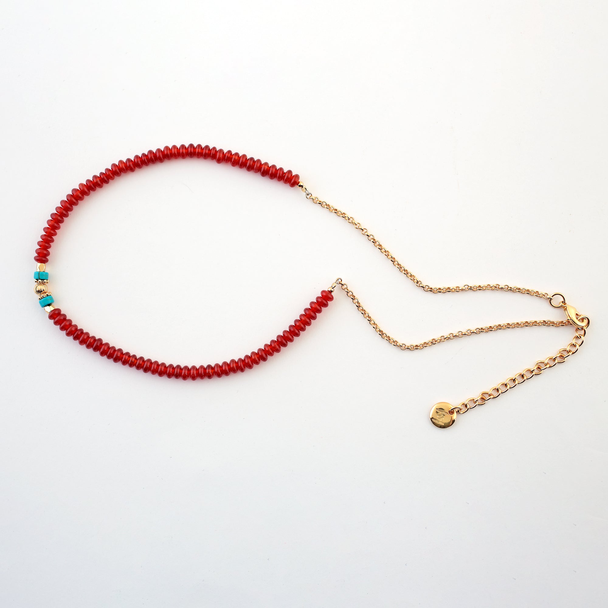 'LA FLACA' Stone Necklace - Ibiza Passion