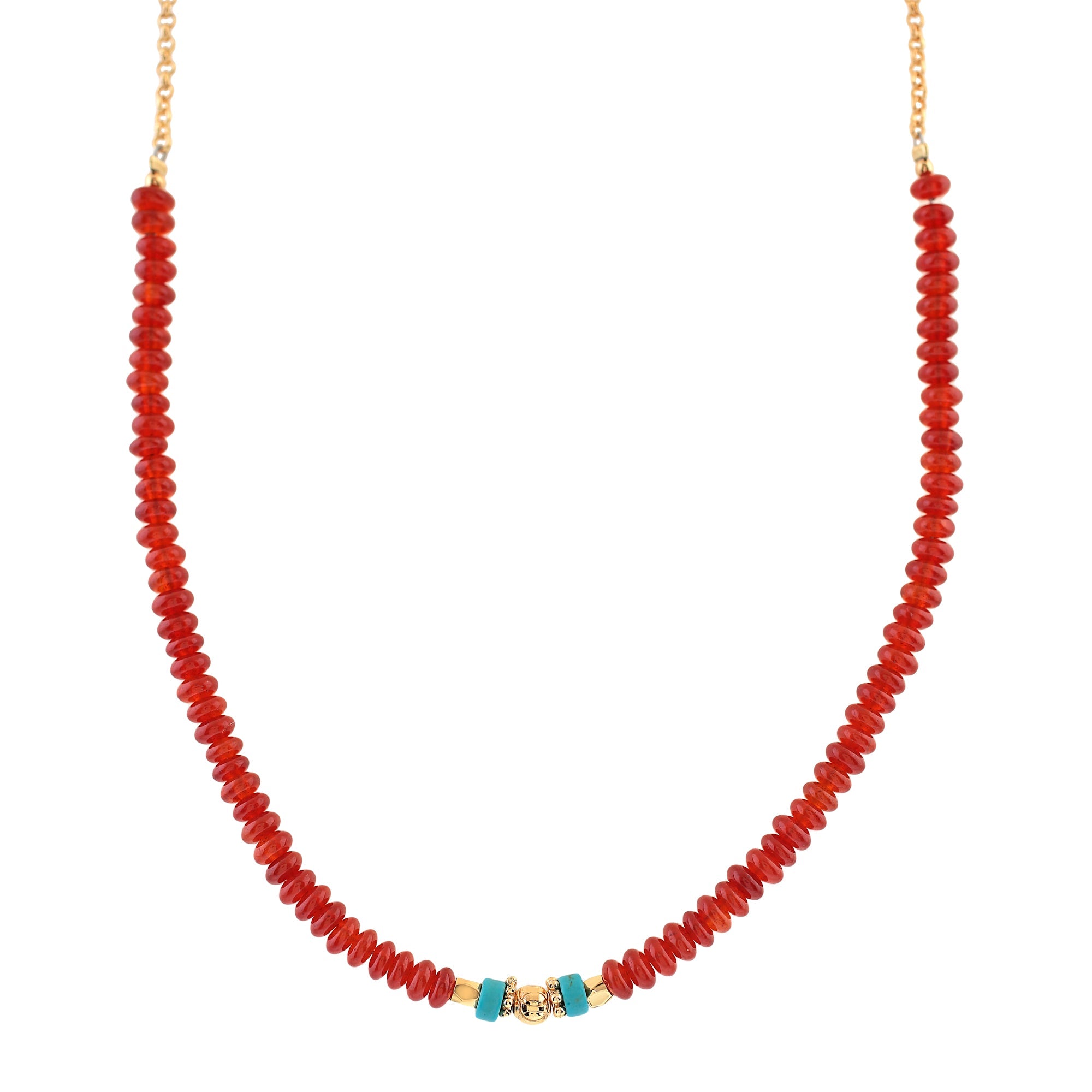 'LA FLACA' Stone Necklace - Ibiza Passion