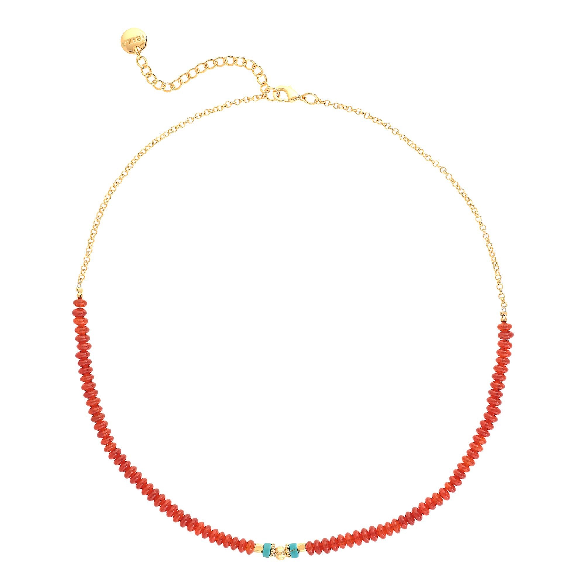 'LA FLACA' Stone Necklace - Ibiza Passion