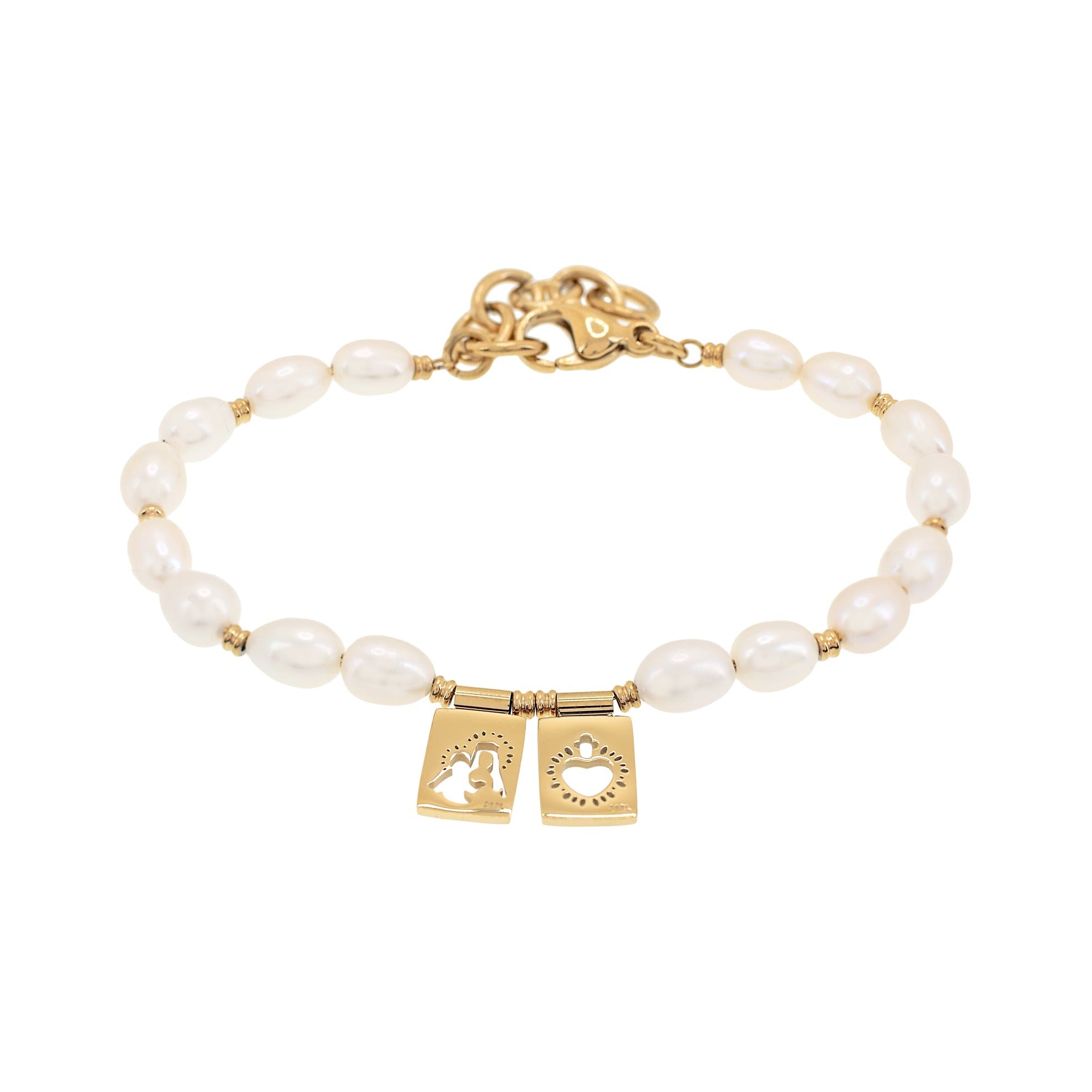 Pearl Scapular Bracelet Catholic - Ibiza Passion