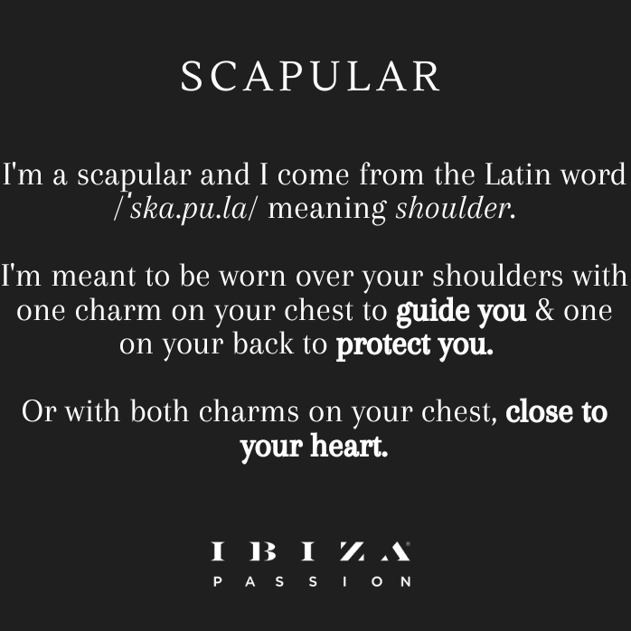 "SCAPULAR" • Buddha & Om - Ibiza Passion