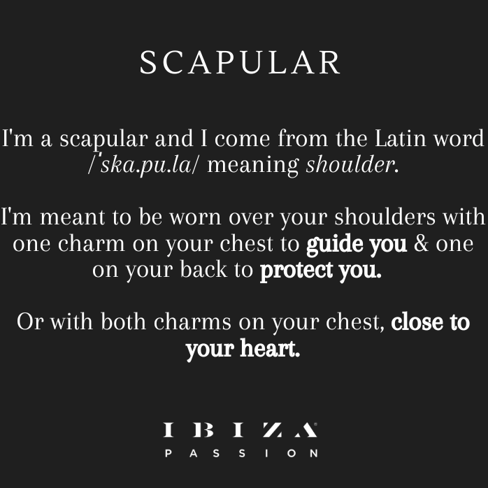 'SCAPULAR' • Virgin & Sacred Heart -Gold- - Ibiza Passion