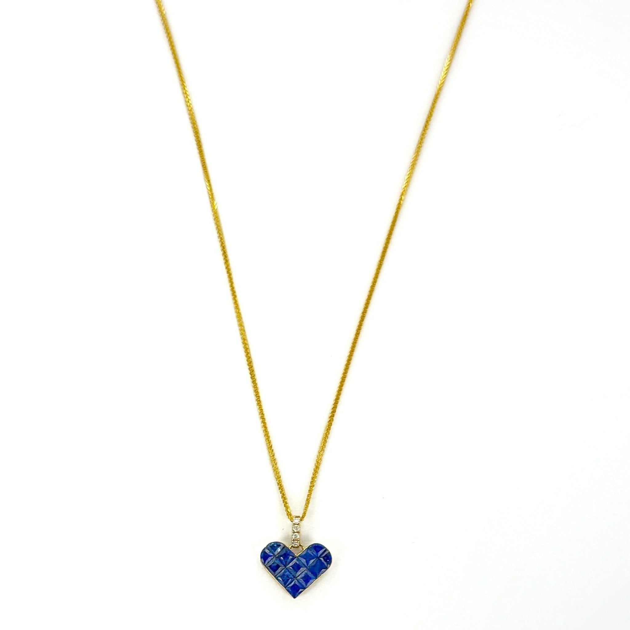 'TORI' CHAIN -SAPPHIRE AND DIAMONDS- - Ibiza Passion